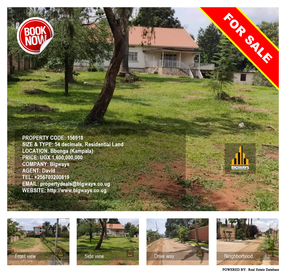 Residential Land  for sale in Bbunga Kampala Uganda, code: 156918