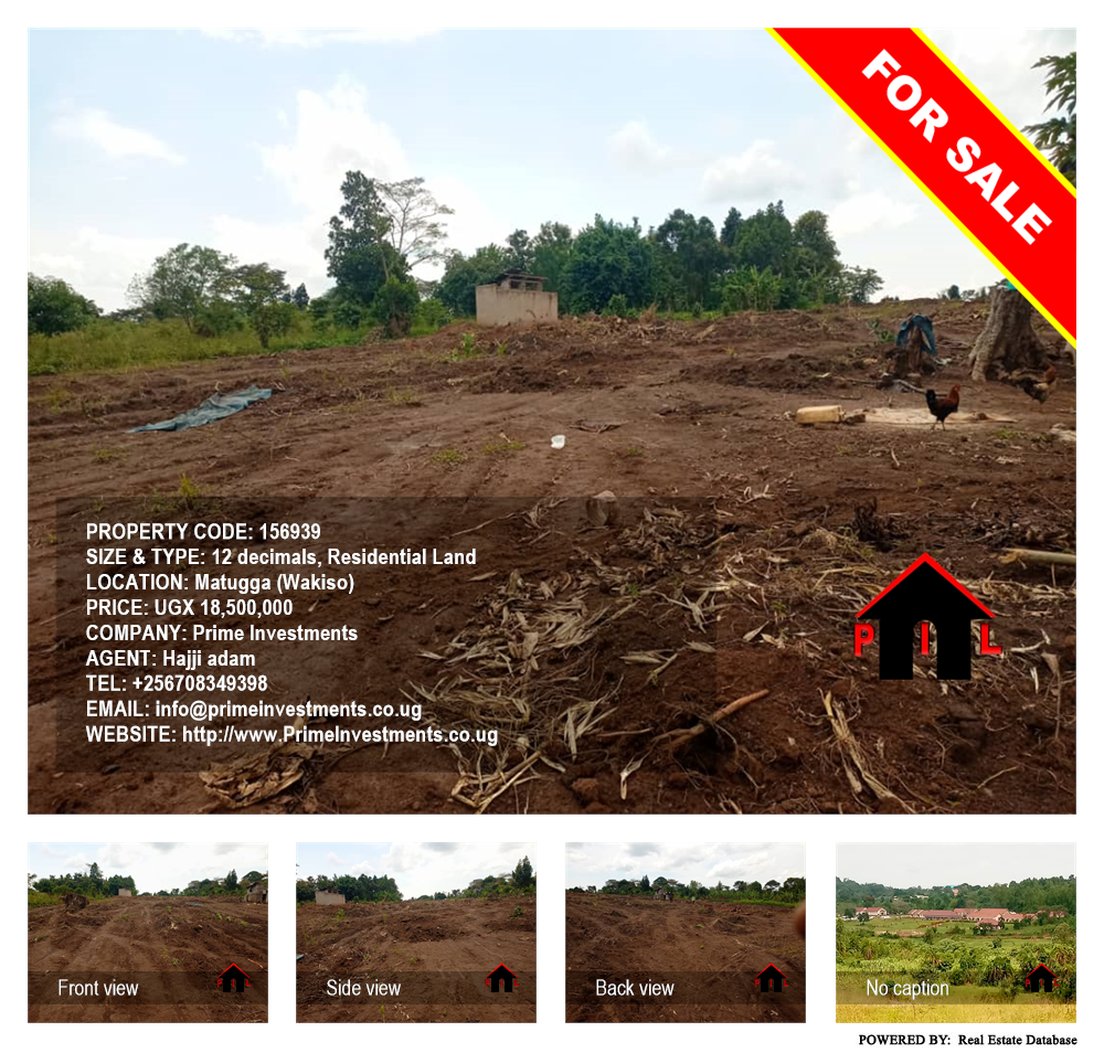 Residential Land  for sale in Matugga Wakiso Uganda, code: 156939