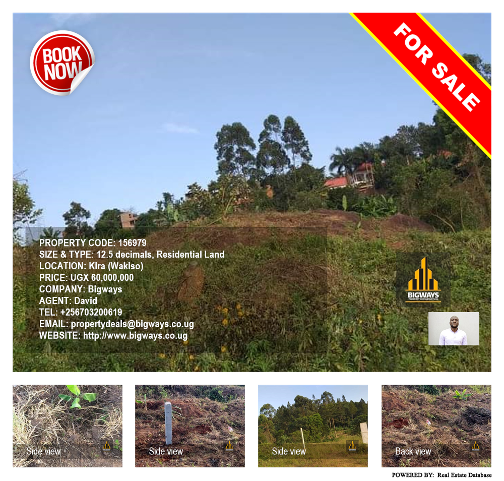 Residential Land  for sale in Kira Wakiso Uganda, code: 156979