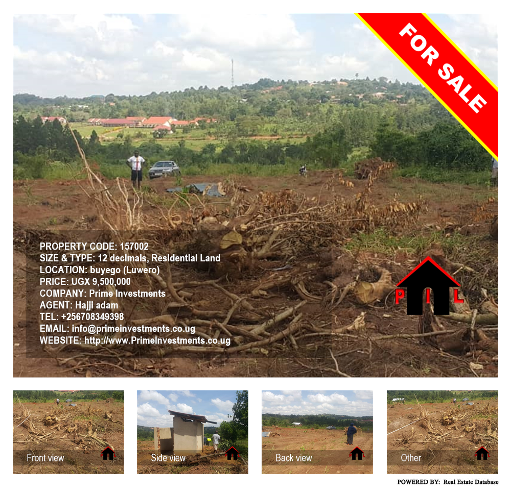 Residential Land  for sale in Buyego Luweero Uganda, code: 157002