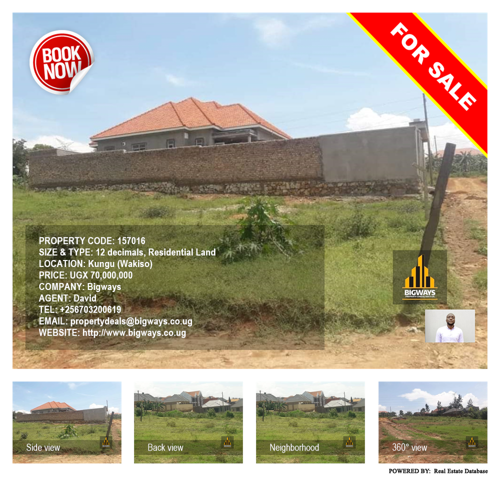 Residential Land  for sale in Kungu Wakiso Uganda, code: 157016