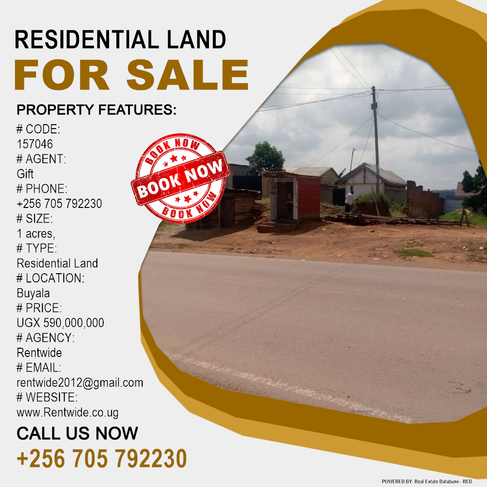 Residential Land  for sale in Buyala Mityana Uganda, code: 157046