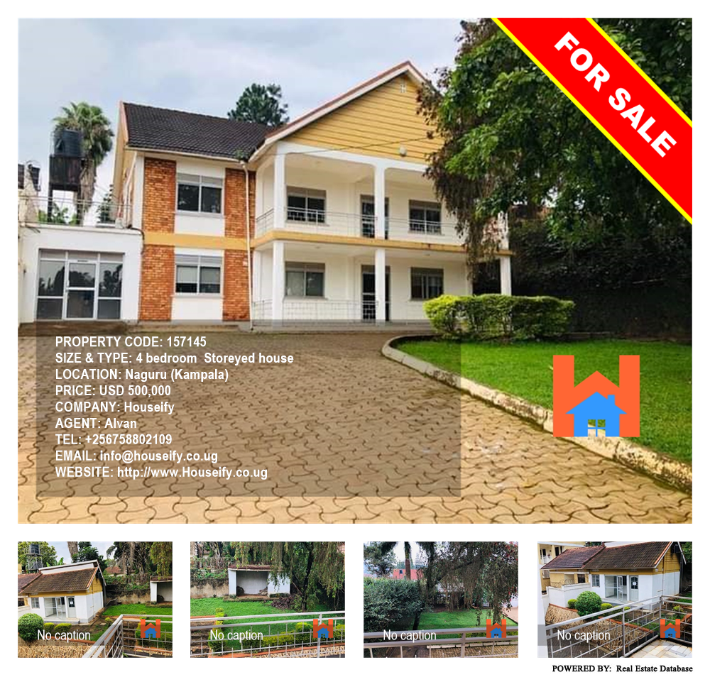 4 bedroom Storeyed house  for sale in Naguru Kampala Uganda, code: 157145