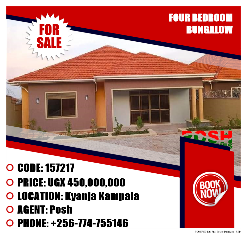 4 bedroom Bungalow  for sale in Kyanja Kampala Uganda, code: 157217