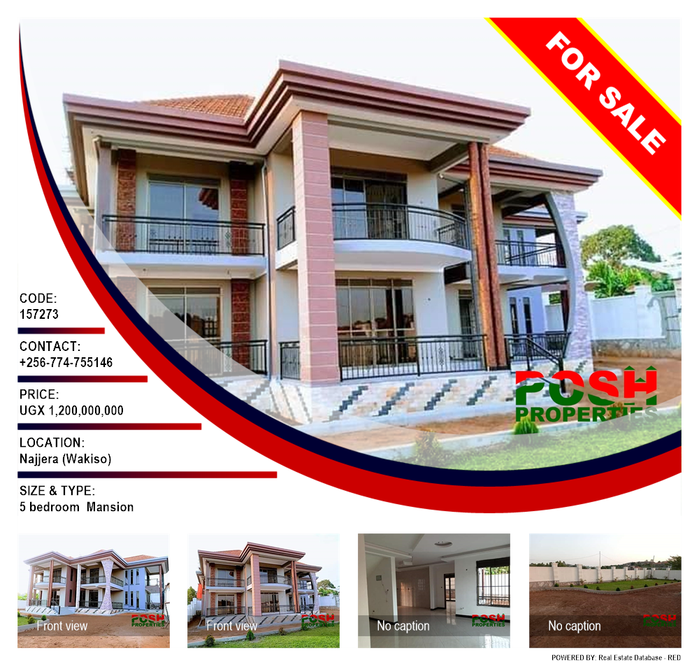 5 bedroom Mansion  for sale in Najjera Wakiso Uganda, code: 157273