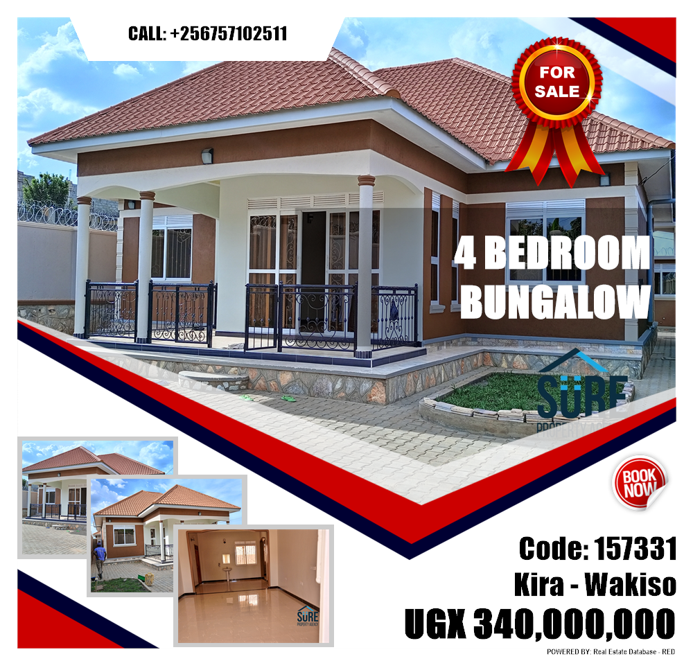 4 bedroom Bungalow  for sale in Kira Wakiso Uganda, code: 157331