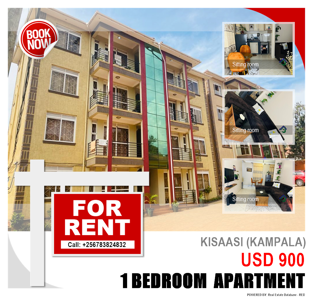 1 bedroom Apartment  for rent in Kisaasi Kampala Uganda, code: 157334