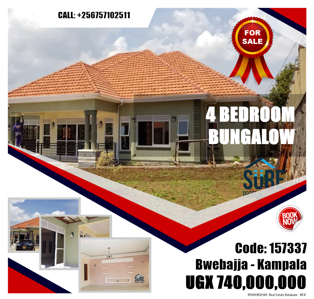 4 bedroom Bungalow  for sale in Bwebajja Kampala Uganda, code: 157337