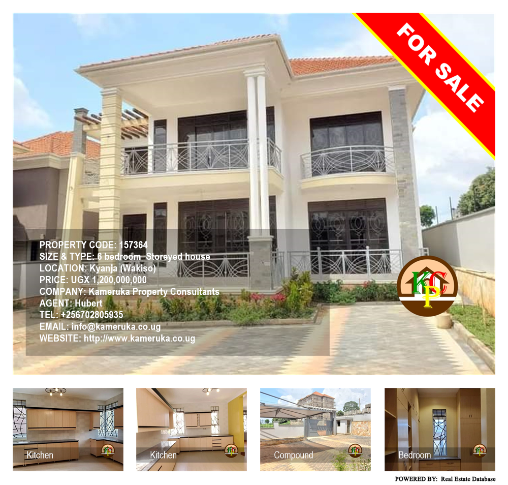 6 bedroom Storeyed house  for sale in Kyanja Wakiso Uganda, code: 157364