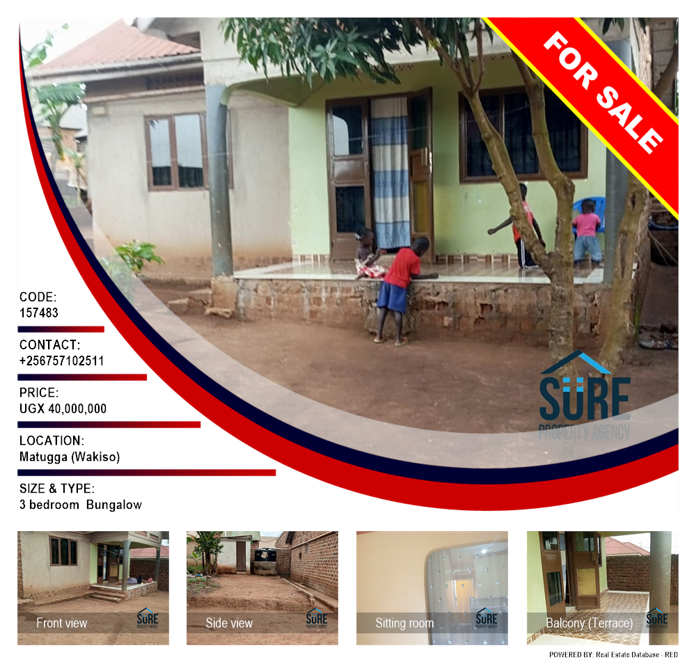 3 bedroom Bungalow  for sale in Matugga Wakiso Uganda, code: 157483