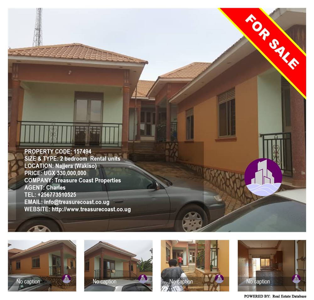 2 bedroom Rental units  for sale in Najjera Wakiso Uganda, code: 157494