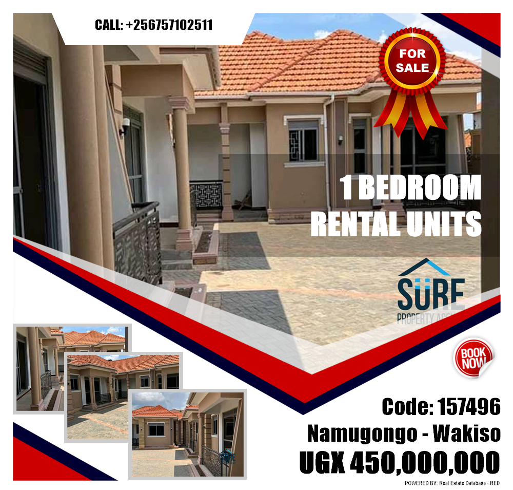 1 bedroom Rental units  for sale in Namugongo Wakiso Uganda, code: 157496