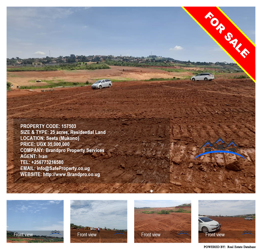 Residential Land  for sale in Seeta Mukono Uganda, code: 157503