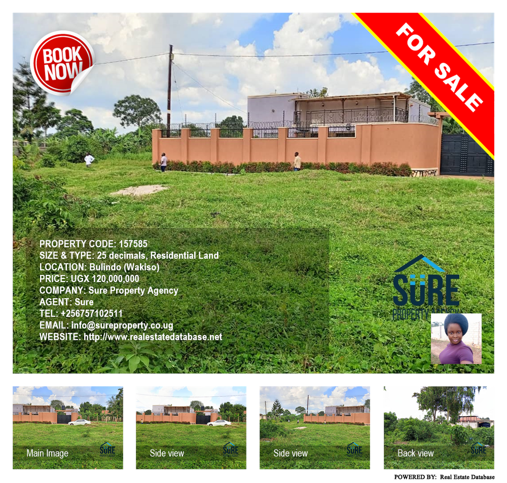 Residential Land  for sale in Bulindo Wakiso Uganda, code: 157585