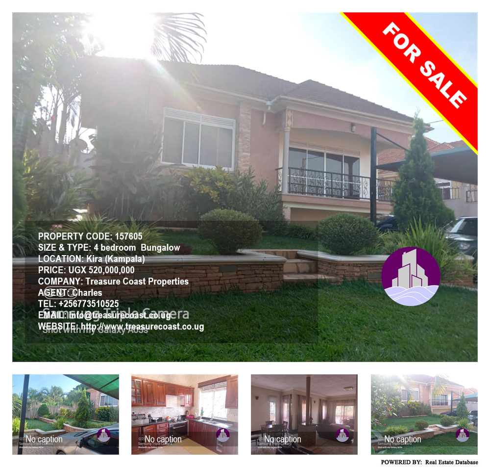 4 bedroom Bungalow  for sale in Kira Kampala Uganda, code: 157605