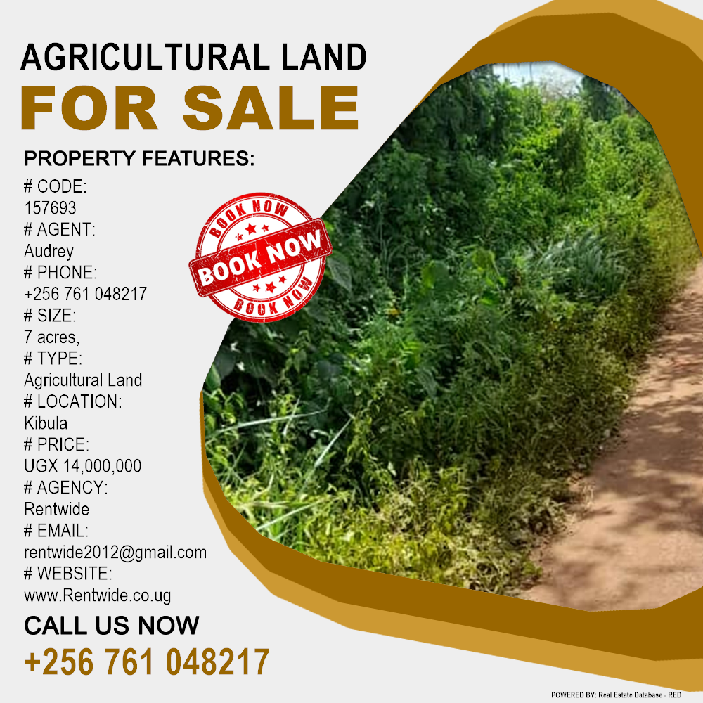 Agricultural Land  for sale in Kibula Luweero Uganda, code: 157693