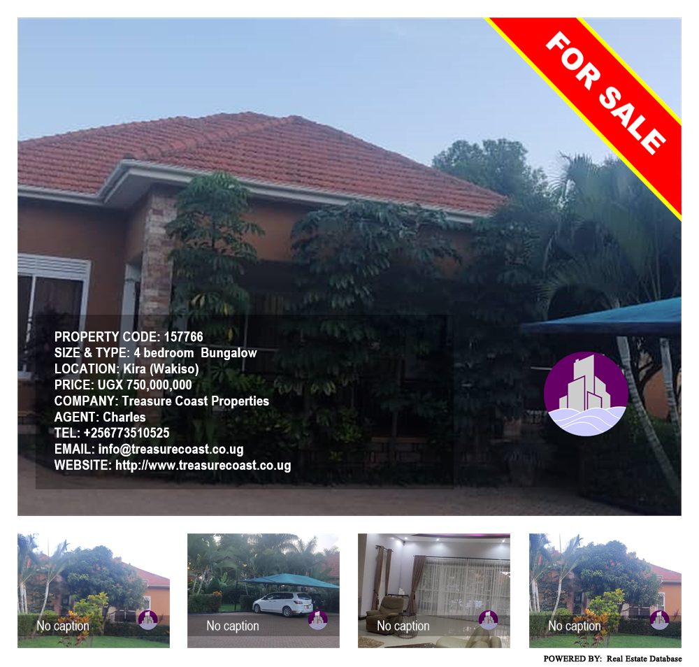 4 bedroom Bungalow  for sale in Kira Wakiso Uganda, code: 157766