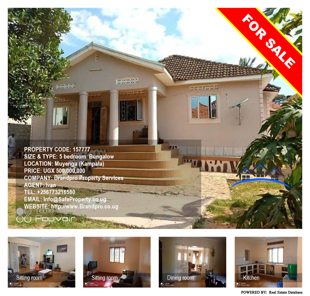 5 bedroom Bungalow  for sale in Muyenga Kampala Uganda, code: 157777