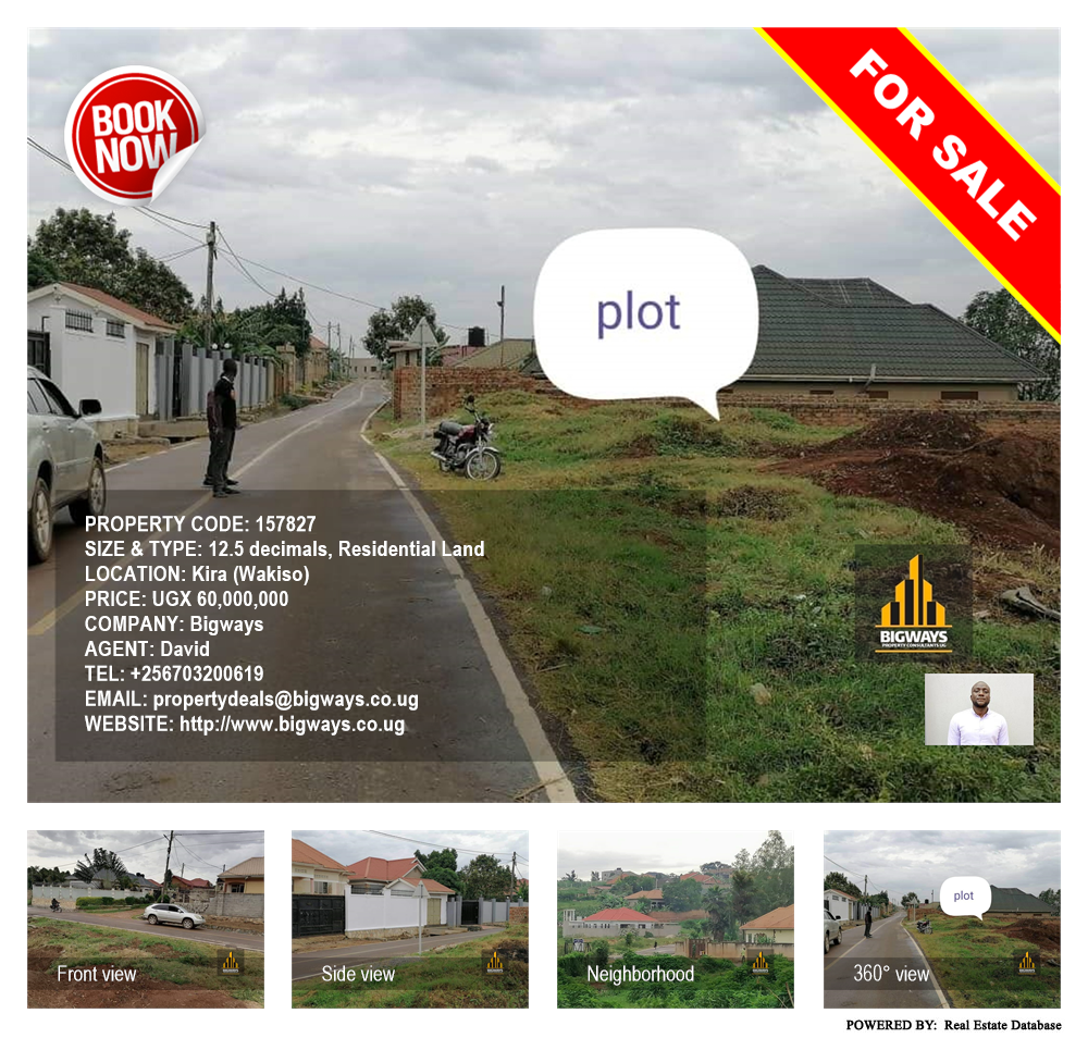 Residential Land  for sale in Kira Wakiso Uganda, code: 157827