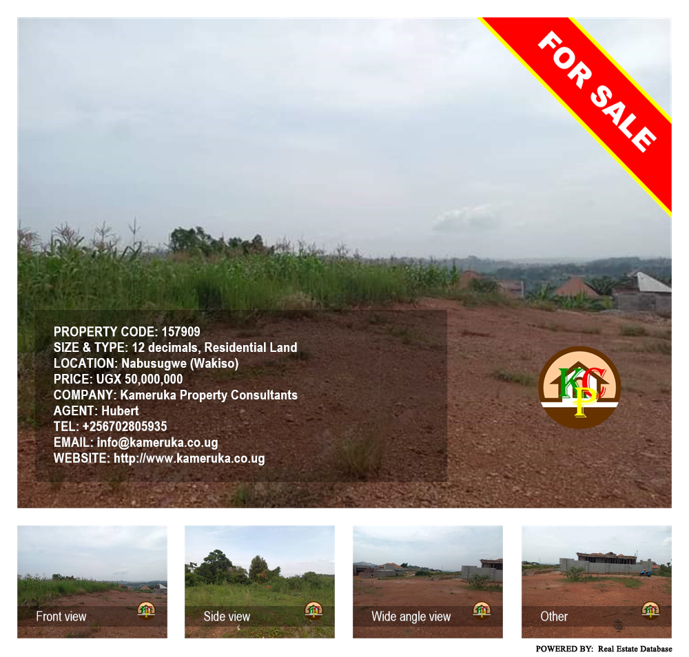 Residential Land  for sale in Nabusugwe Wakiso Uganda, code: 157909