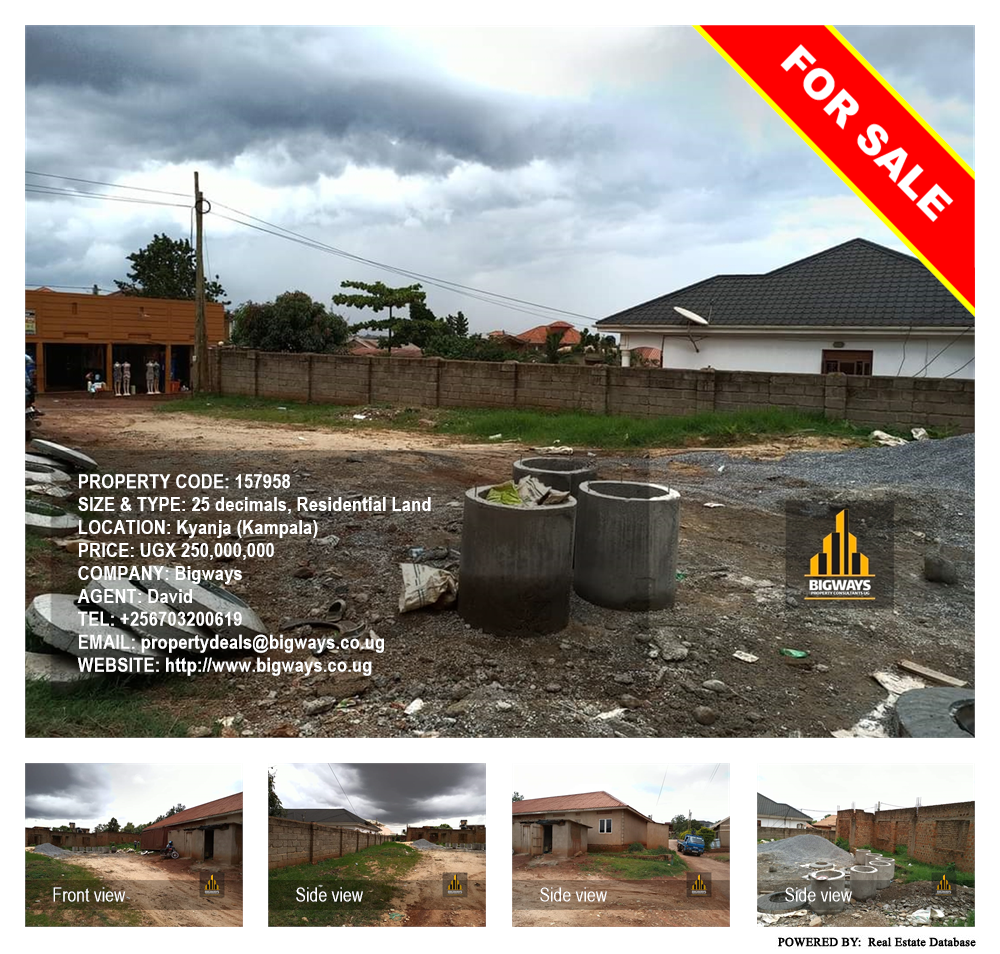 Residential Land  for sale in Kyanja Kampala Uganda, code: 157958