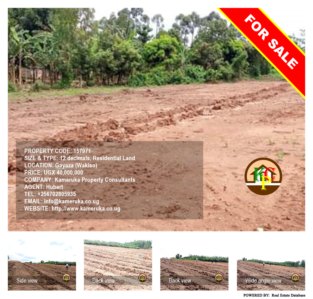 Residential Land  for sale in Gayaza Wakiso Uganda, code: 157971