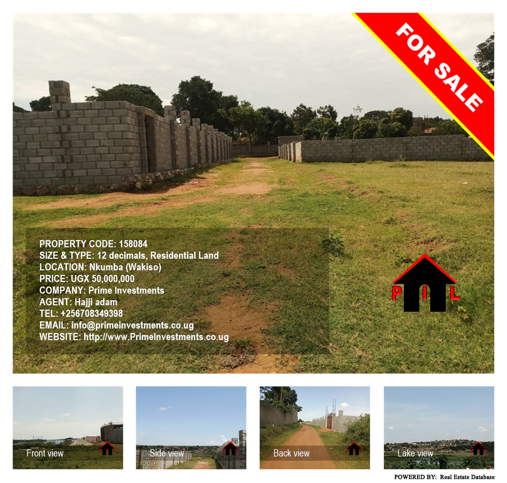 Residential Land  for sale in Nkumba Wakiso Uganda, code: 158084