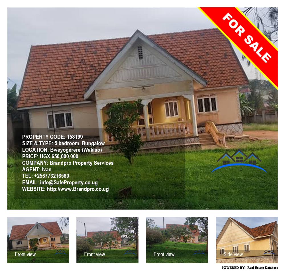 5 bedroom Bungalow  for sale in Bweyogerere Wakiso Uganda, code: 158199