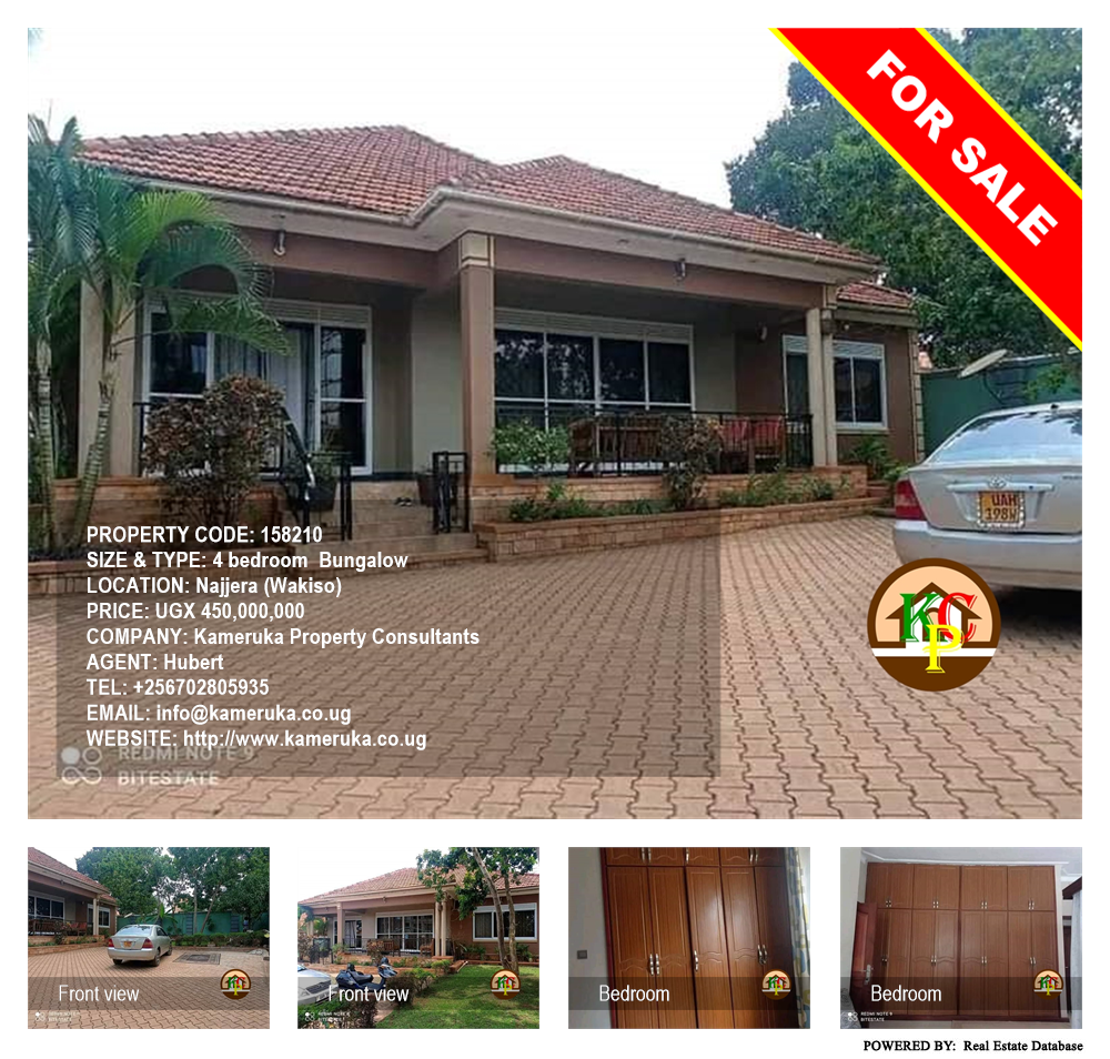 4 bedroom Bungalow  for sale in Najjera Wakiso Uganda, code: 158210