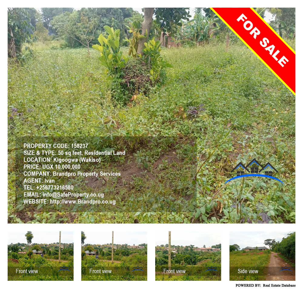 Residential Land  for sale in Kigoogwa Wakiso Uganda, code: 158237