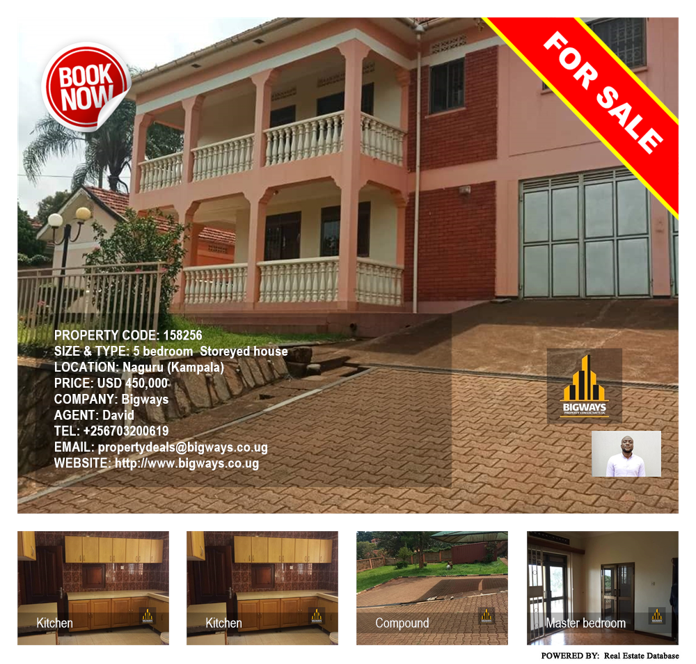 5 bedroom Storeyed house  for sale in Naguru Kampala Uganda, code: 158256