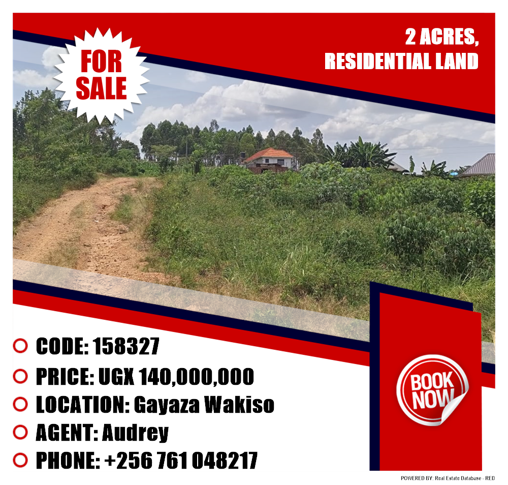 Residential Land  for sale in Gayaza Wakiso Uganda, code: 158327