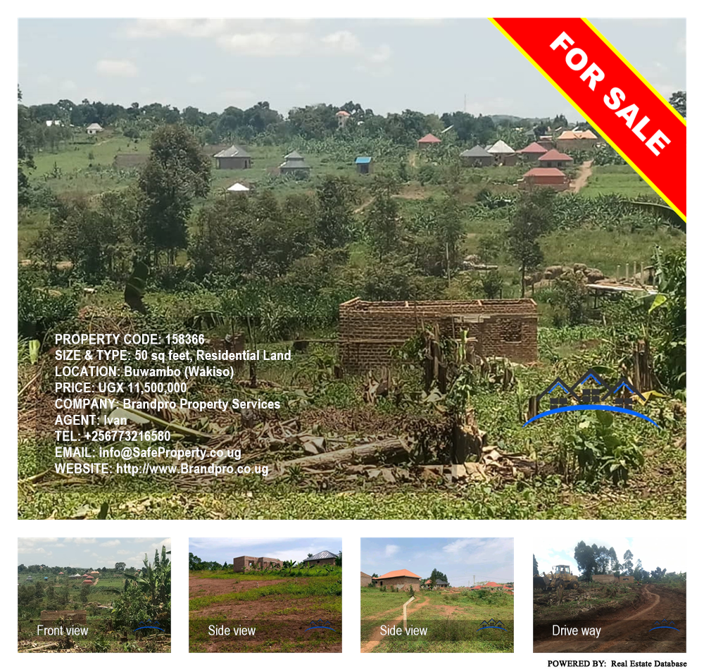 Residential Land  for sale in Buwambo Wakiso Uganda, code: 158366