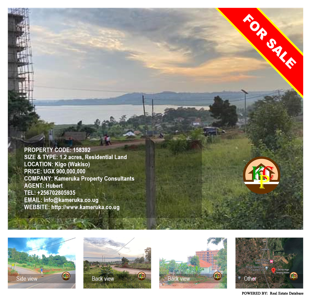 Residential Land  for sale in Kigo Wakiso Uganda, code: 158392