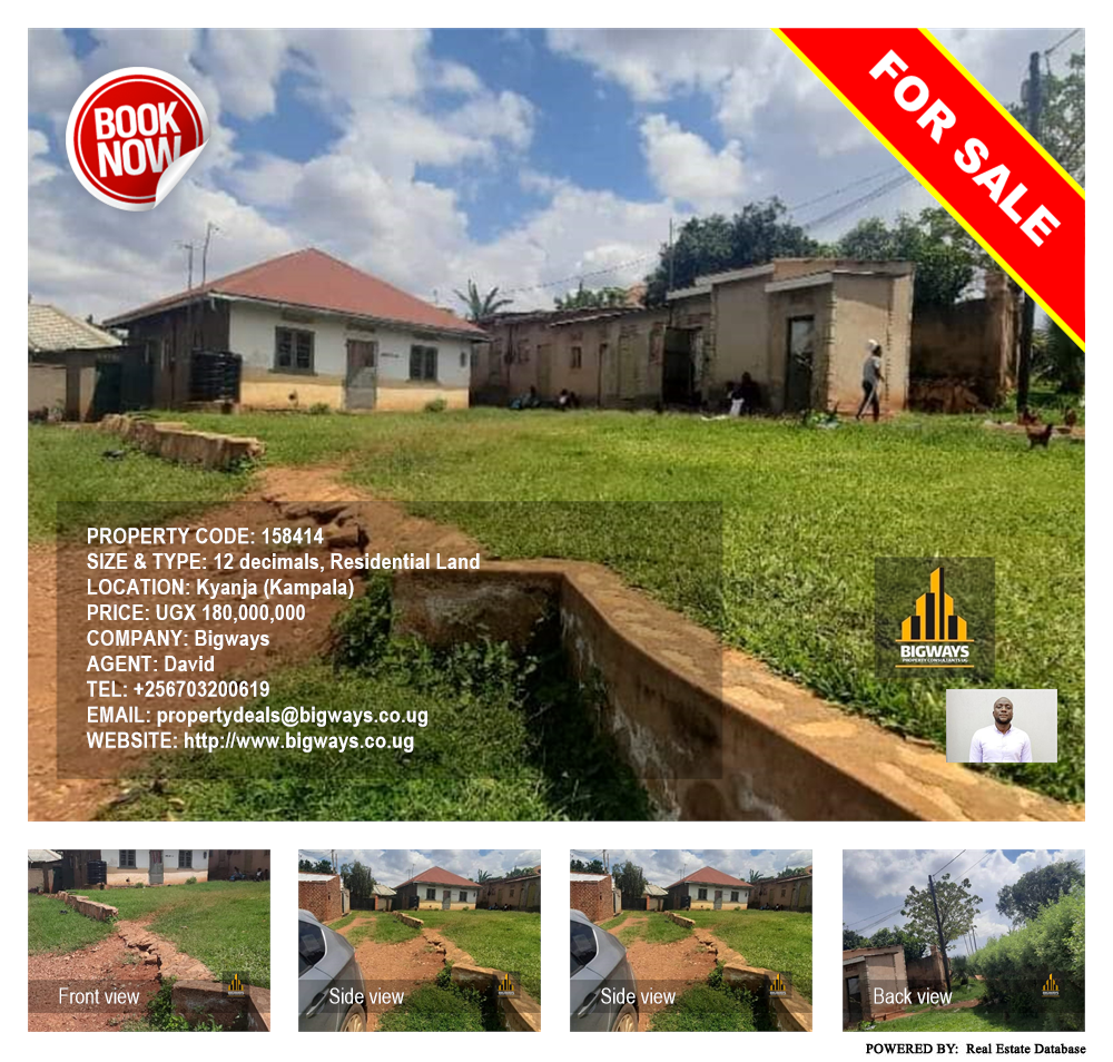 Residential Land  for sale in Kyanja Kampala Uganda, code: 158414