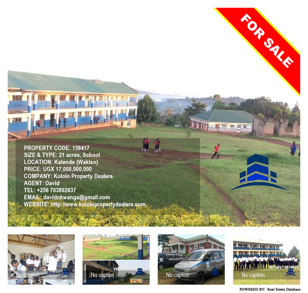School  for sale in Katende Wakiso Uganda, code: 158417