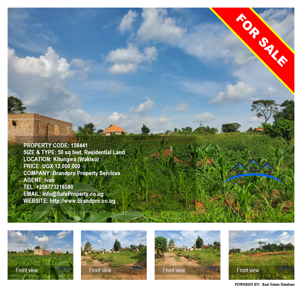 Residential Land  for sale in Kitungwa Wakiso Uganda, code: 158441