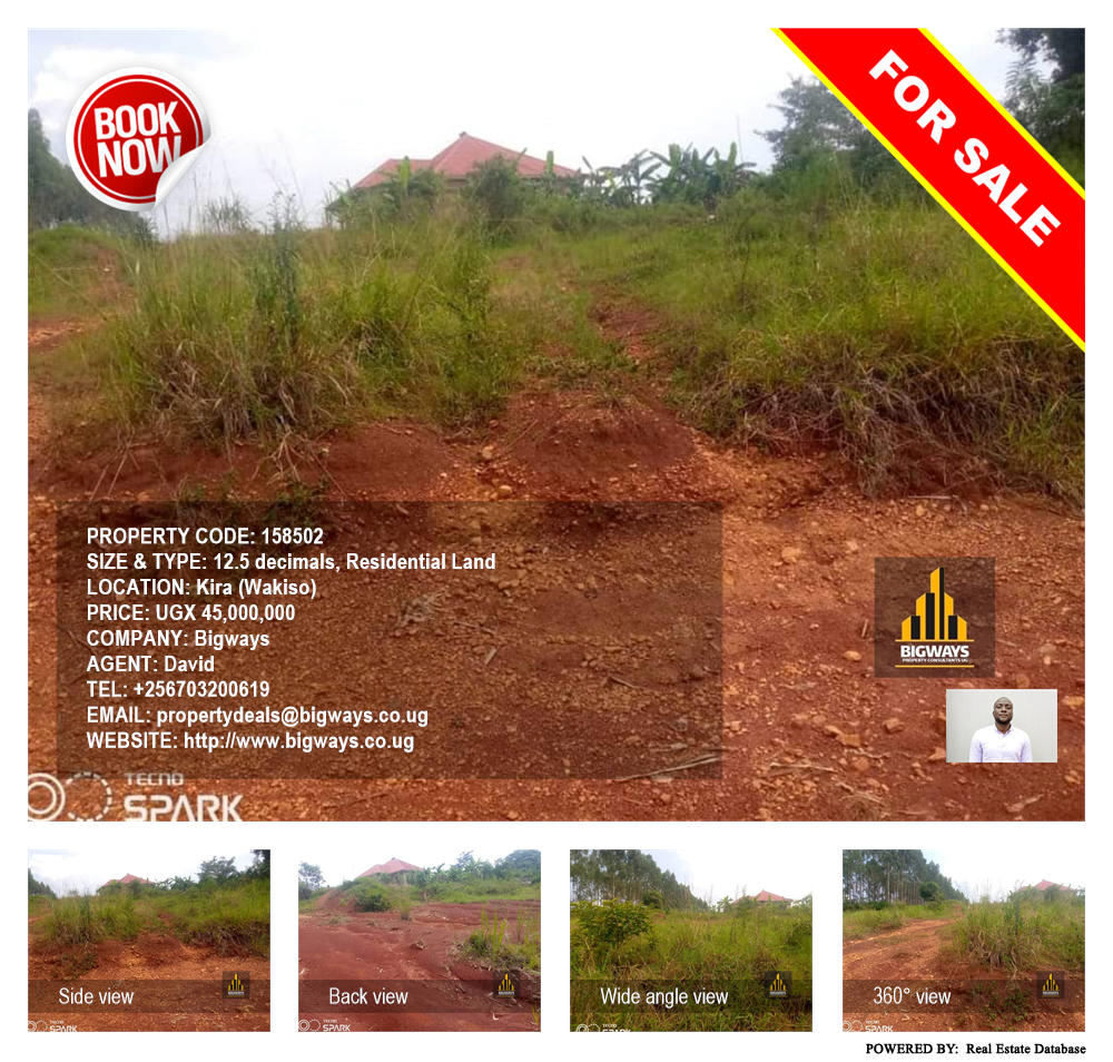 Residential Land  for sale in Kira Wakiso Uganda, code: 158502