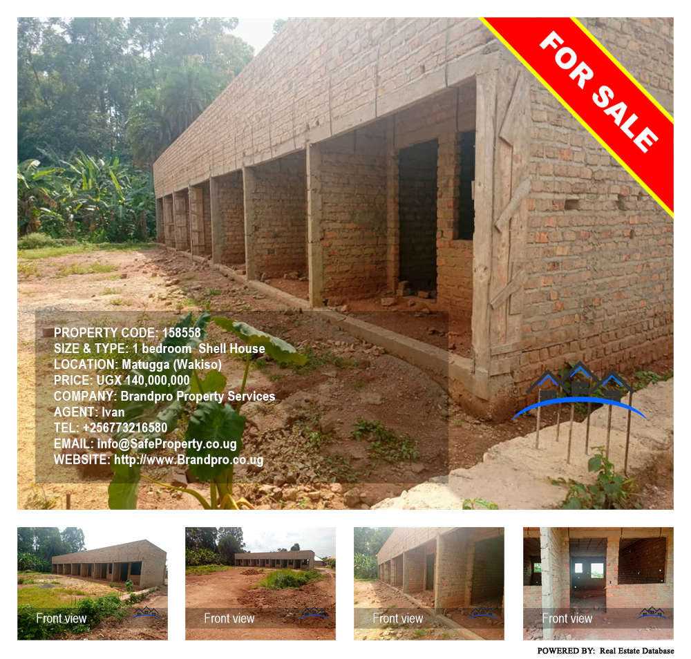 1 bedroom Shell House  for sale in Matugga Wakiso Uganda, code: 158558