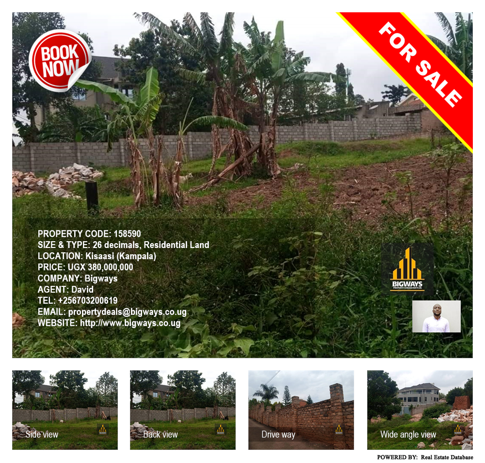 Residential Land  for sale in Kisaasi Kampala Uganda, code: 158590