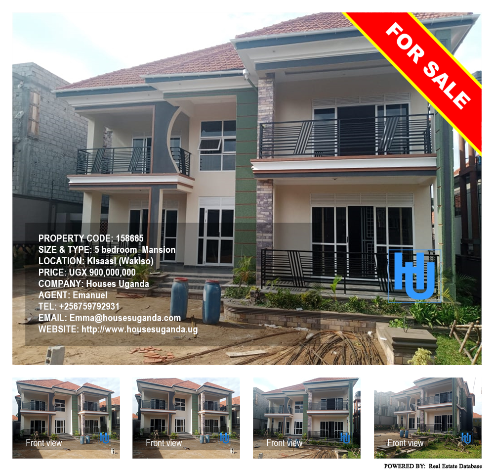 5 bedroom Mansion  for sale in Kisaasi Wakiso Uganda, code: 158665