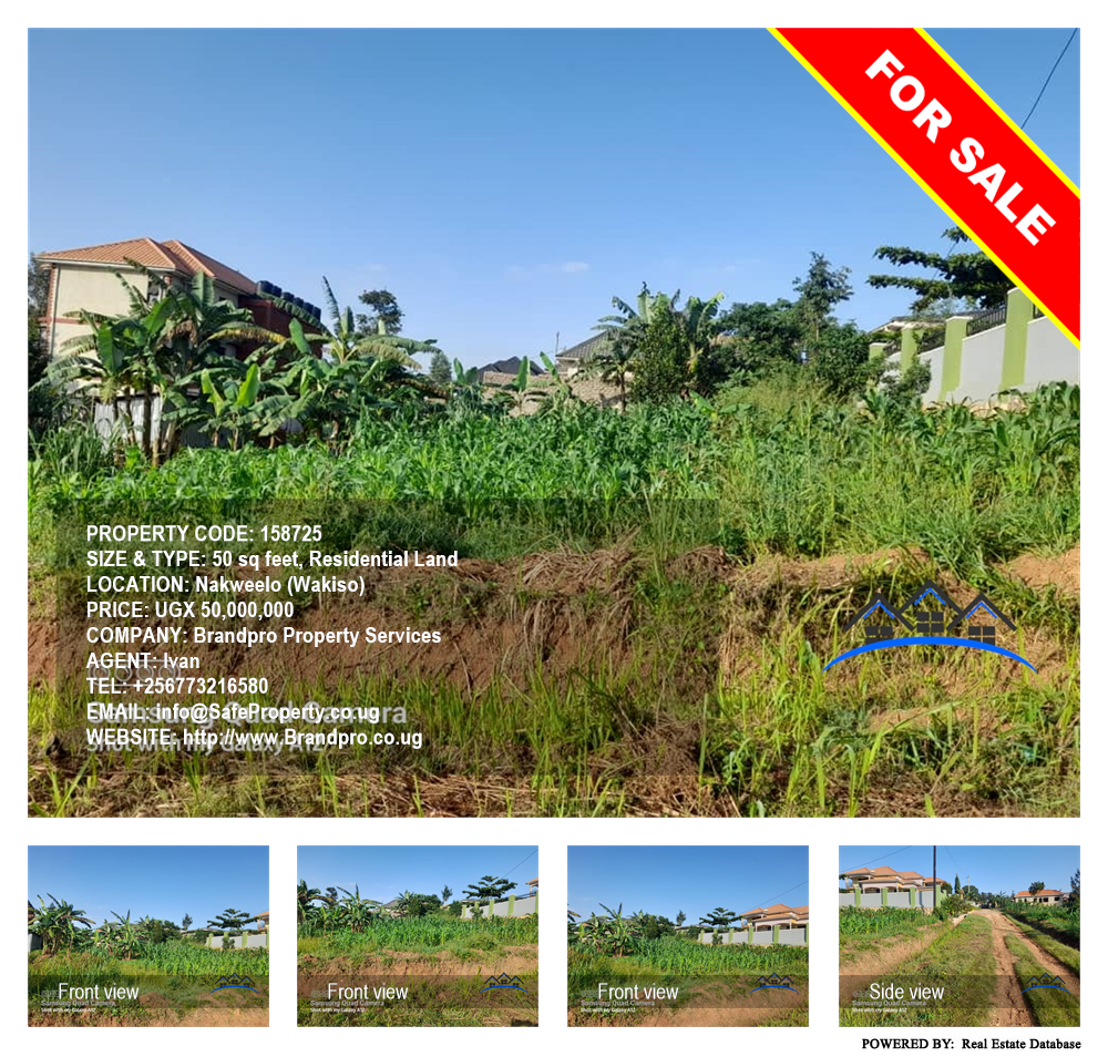 Residential Land  for sale in Nakweelo Wakiso Uganda, code: 158725