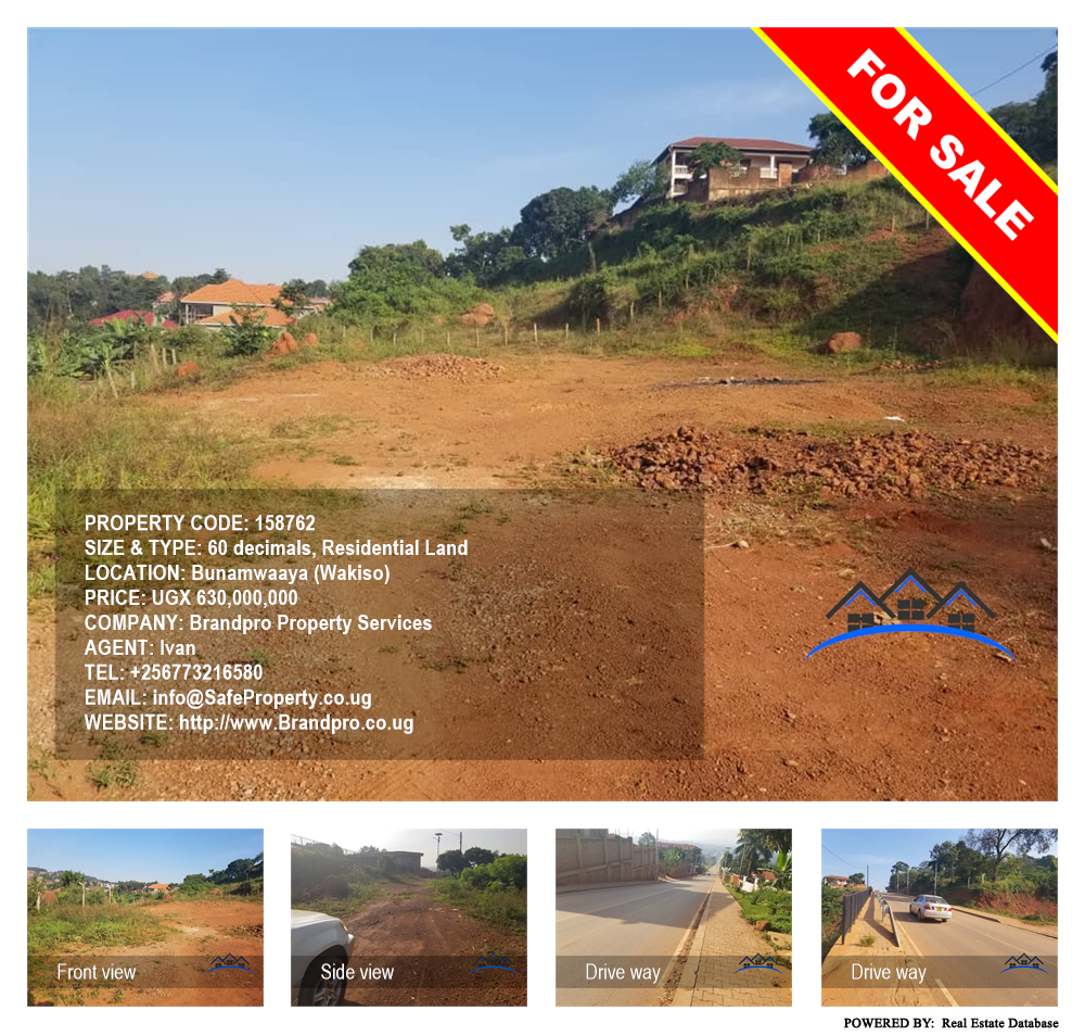 Residential Land  for sale in Bunamwaaya Wakiso Uganda, code: 158762