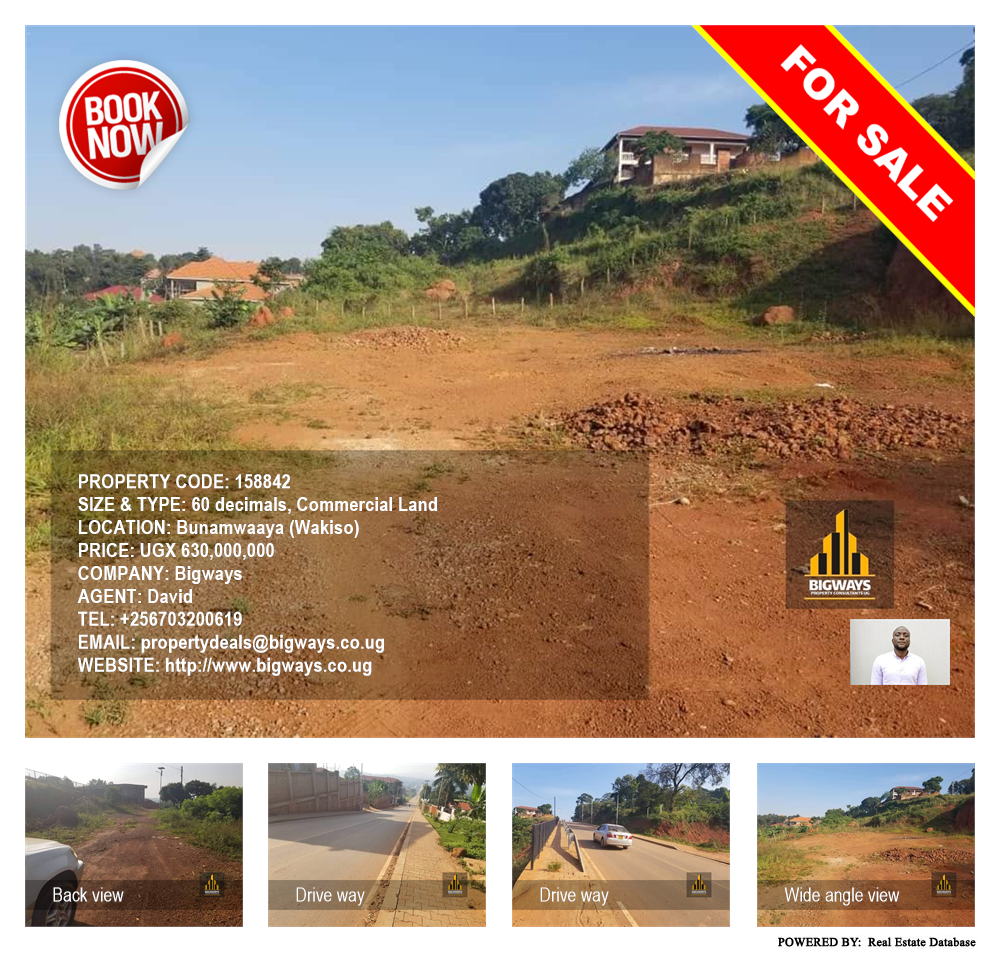 Commercial Land  for sale in Bunamwaaya Wakiso Uganda, code: 158842