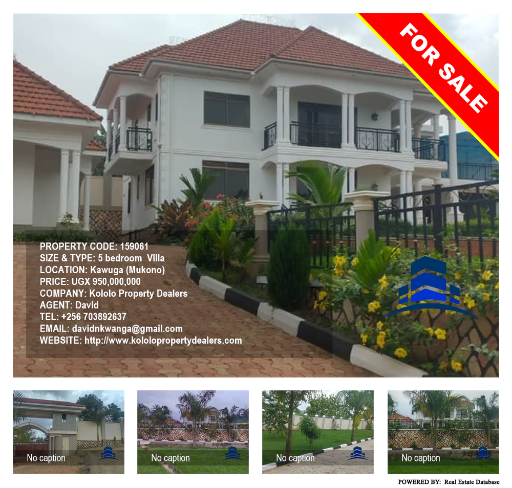 5 bedroom Villa  for sale in Kawuga Mukono Uganda, code: 159061