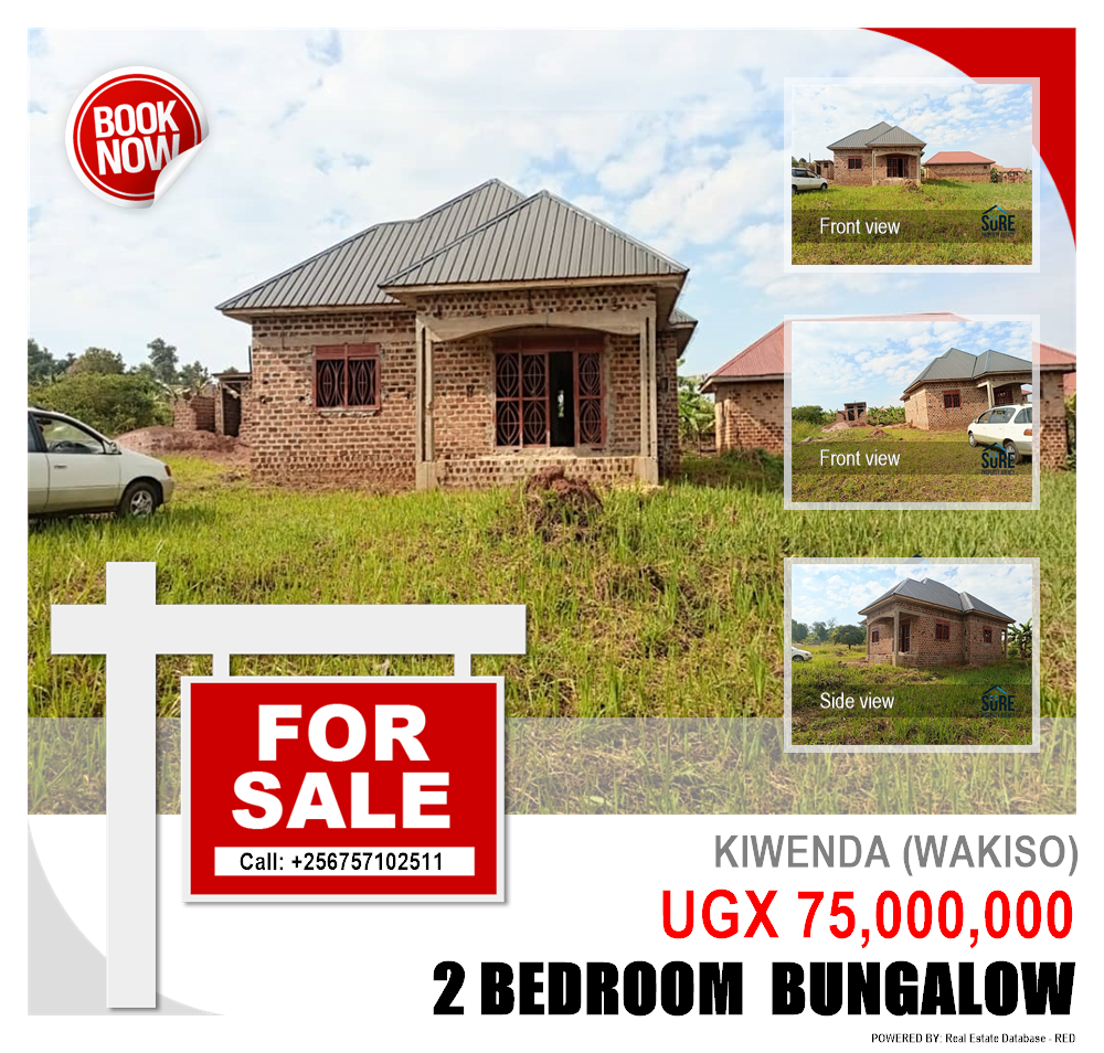 2 bedroom Bungalow  for sale in Kiwenda Wakiso Uganda, code: 159129