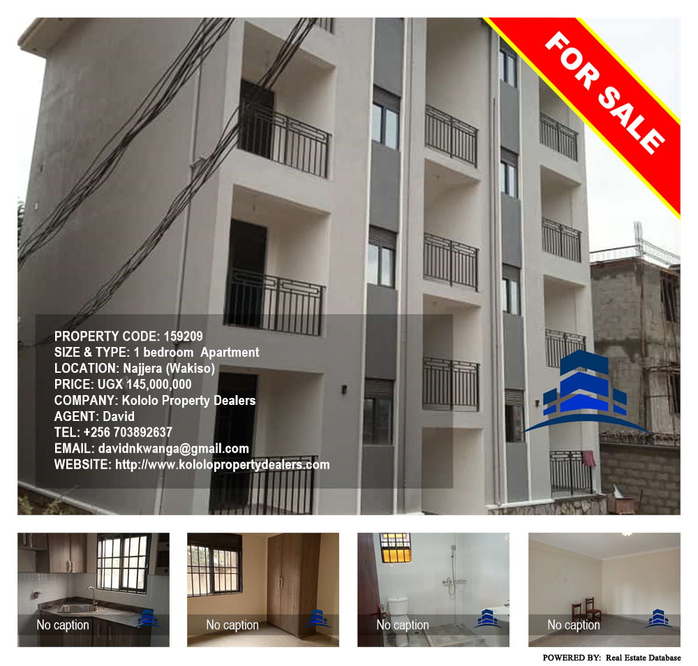 1 bedroom Apartment  for sale in Najjera Wakiso Uganda, code: 159209