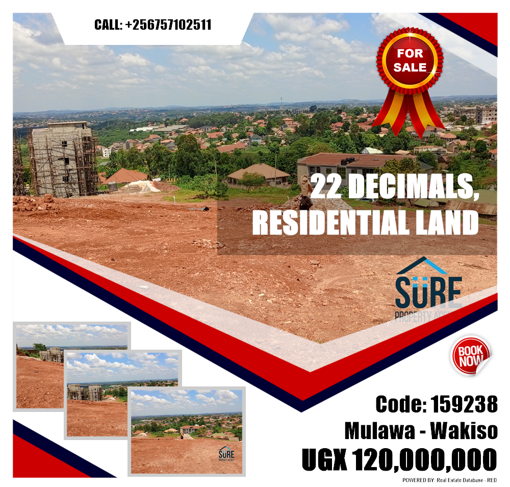 Residential Land  for sale in Mulawa Wakiso Uganda, code: 159238