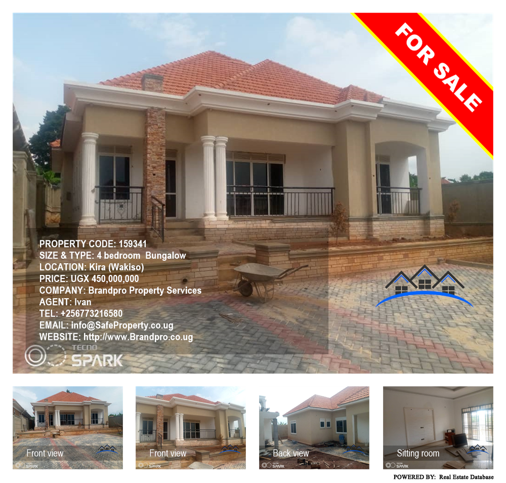 4 bedroom Bungalow  for sale in Kira Wakiso Uganda, code: 159341