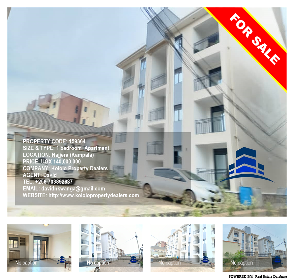 1 bedroom Apartment  for sale in Najjera Kampala Uganda, code: 159364